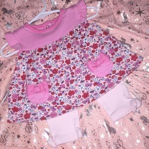 Pink flower outfit
